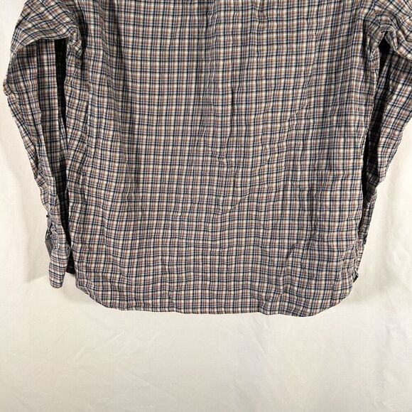 Jos A Bank Shirt Men's Medium Plaid Button Up Long Sleeve Tailored Fit Cotton - Picture 7 of 7